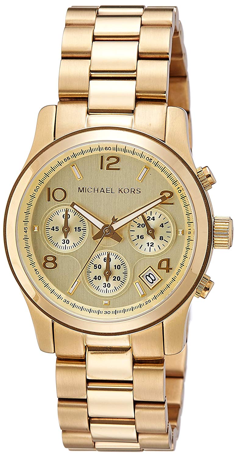 Michael Kors | Accessories | Michael Kors Mk555 Goldtone Watch | Poshmark